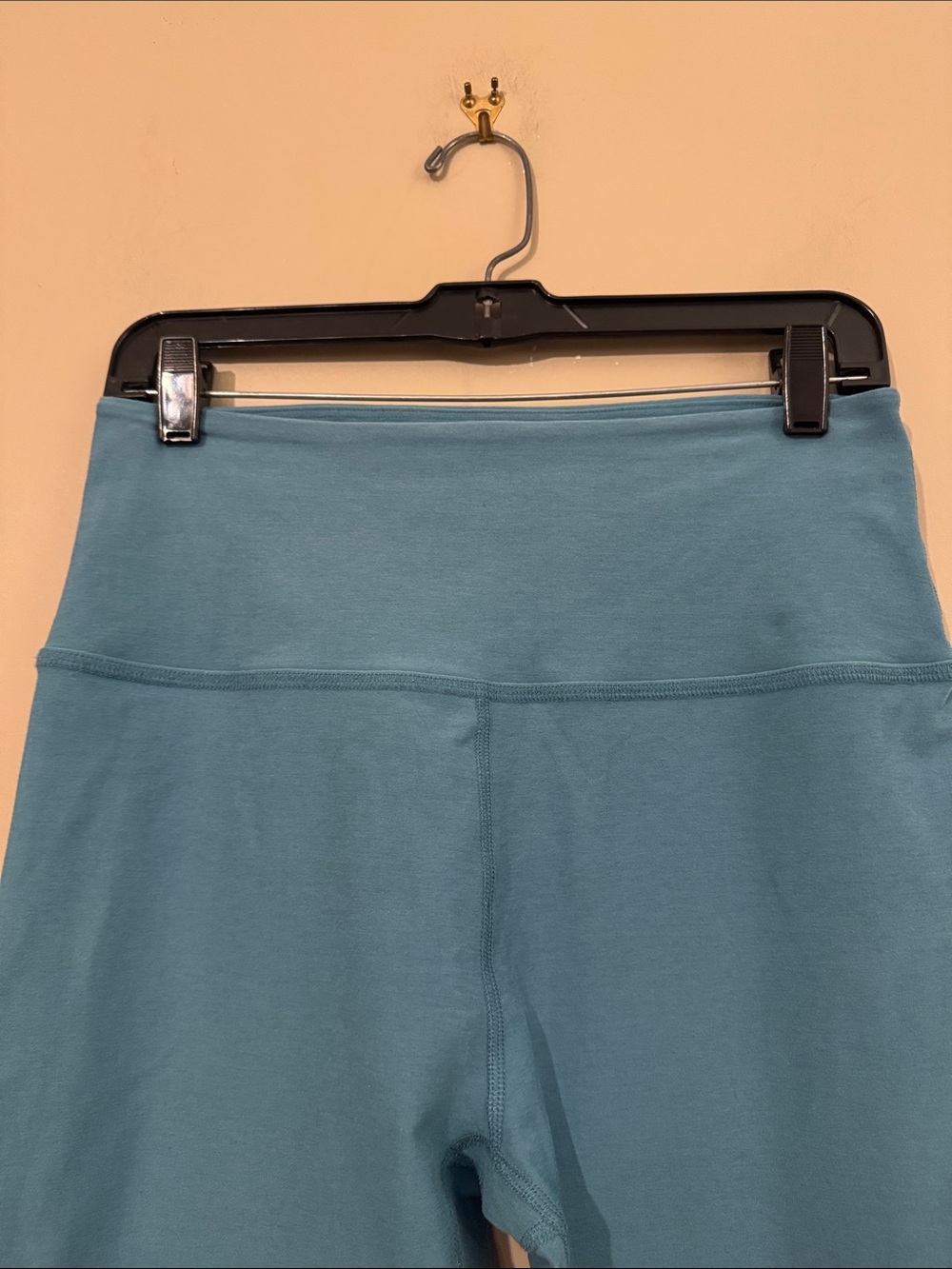NWOT- BEYOND YOGA HIGH WAIST MIDI LEGGING DEEP, AQUA HEATHER, XL - Picture 4 of 10